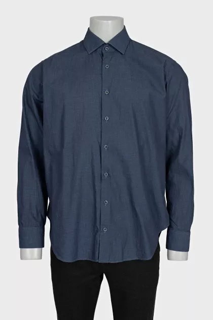 Men's loose button-down shirt
