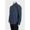 Men's loose button-down shirt