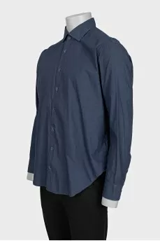 Men's loose button-down shirt