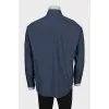 Men's loose button-down shirt