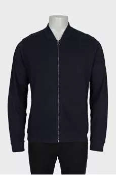 Men's blue cardigan with tag