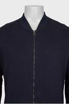 Men's blue cardigan with tag