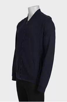 Men's blue cardigan with tag