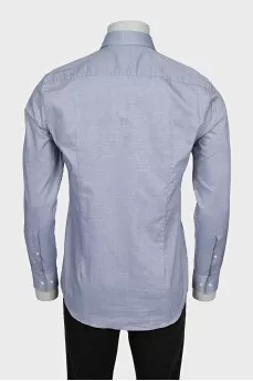Men's straight button-down shirt