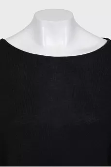Loose-fitting wool dress