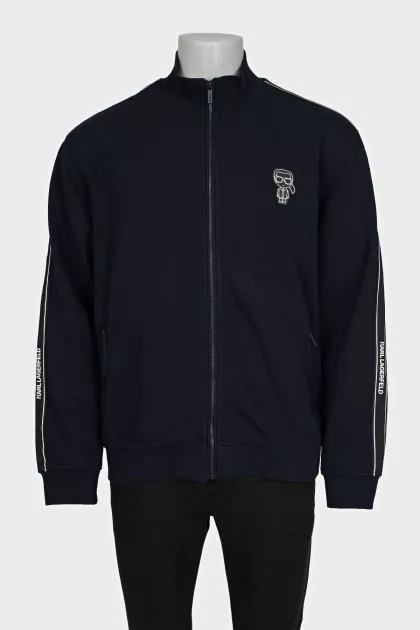 Men's sports jacket with stripes