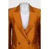 Double-breasted jacket with accent pockets