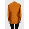 Double-breasted jacket with accent pockets