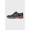 Men's denim brogues