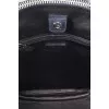 Blue leather tote