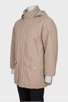 Men's beige jacket