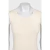 Fitted dress made of cashmere, wool and silk
