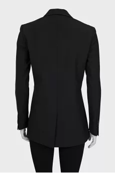 Fitted jacket with buttons