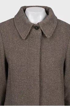 Pinstripe coat