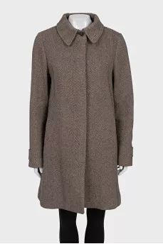 Pinstripe coat