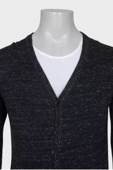 Men's button-down cardigan