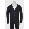 Men's button-down cardigan