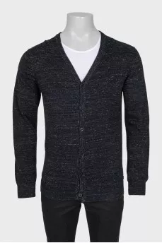 Men's button-down cardigan