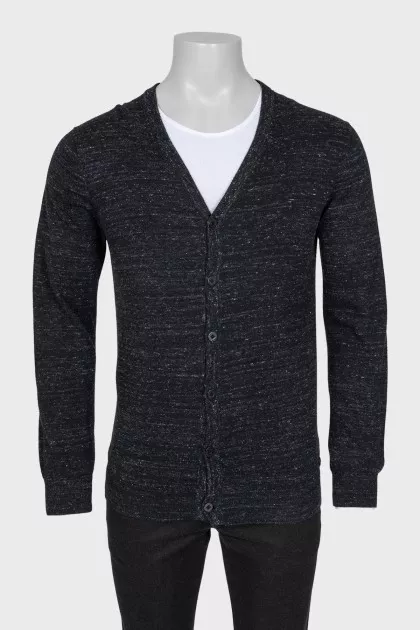 Men's button-down cardigan