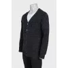 Men's button-down cardigan