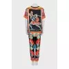 Silk suit in a signature print