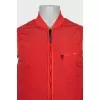 Men's reversible zippered vest