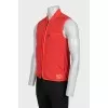 Men's reversible zippered vest