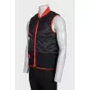 Men's reversible zippered vest