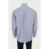 Men's houndstooth print shirt