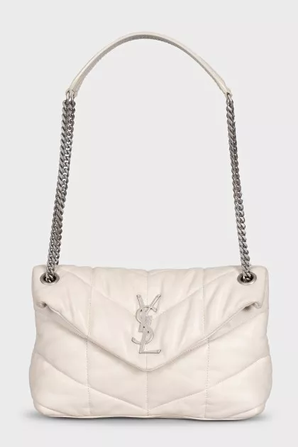 Loulou White Leather Bag