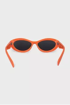 Sunglasses with orange frames