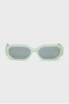 Green sunglasses with green tint