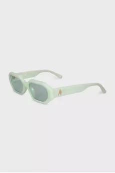 Green sunglasses with green tint