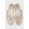 Шкіряні кеди з нашивками Ace