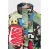 Combined oversized down jacket