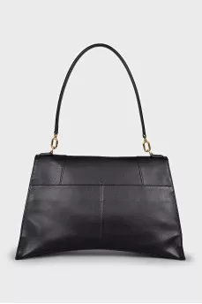Hourglass bag with gold-tone hardware