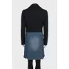 Double-breasted combination coat