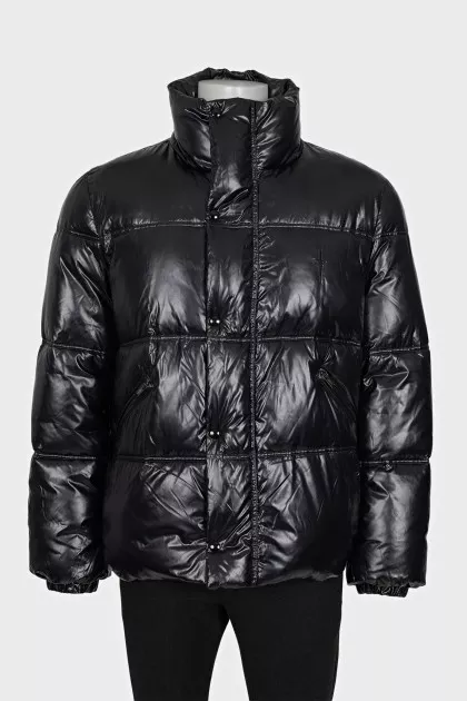 Men's glossy down jacket
