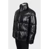 Men's glossy down jacket