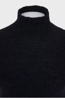 Black turtleneck top