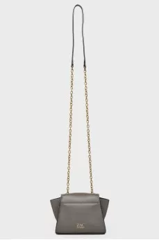 Handbag with accessories in bronze