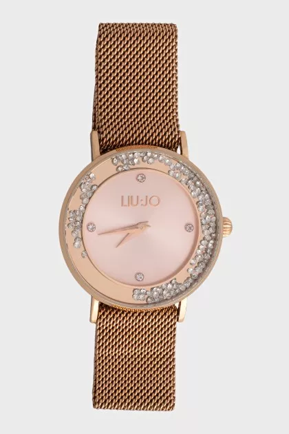 Dancing Slim watch with rhinestones
