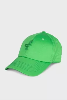 Light green cap with logo