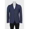 Men's blue wool jacket