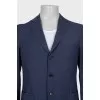 Men's blue wool jacket