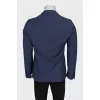 Men's blue wool jacket