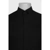Men's black shirt with brand logo