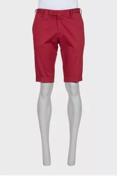 Men's red shorts