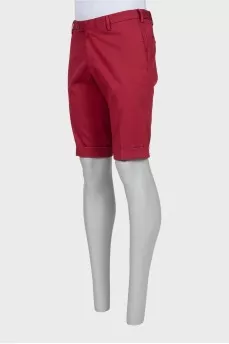 Men's red shorts