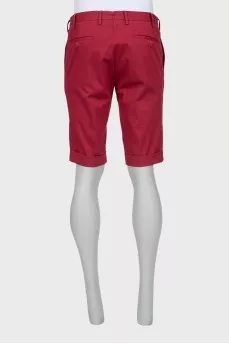 Men's red shorts